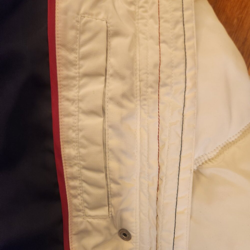 Tommy Hilfiger White Long Puffer Coat Size M No Hood Excellent Condition - Picture 8 of 16